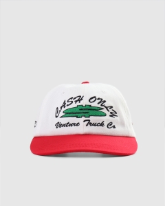 Cash Only x Venture Dollar Sign 6 Panel White/Red