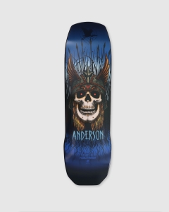 Powell Peralta Andy Anderson Heron Skull Deck Blue