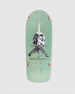 Powell Peralta Skull and Sword Snubnose Deck Teal