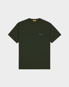 Dime Classic Small Logo T-Shirt Forest/Purple