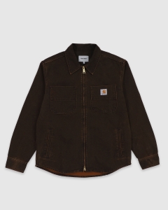Carhartt WIP Garen Shirt Jacket Black/Deep Hamilton Brown