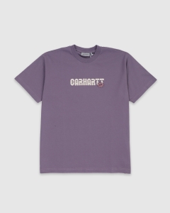 Carhartt WIP Arrow Script T-Shirt Glassy Purple