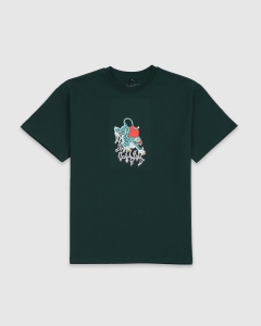 12AM Snow Leopard T-Shirt Forest
