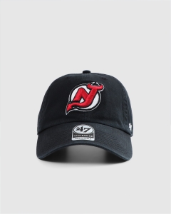 47 Brand New Jersey Devils Clean Up Strapback Black