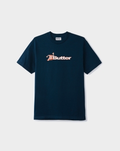Butter Goods T-Shirt Logo T-Shirt Navy
