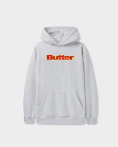 Butter Goods Felt Logo Applique PO Hood Ash