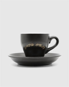 Cash Only Logo Espresso Mug Set Black/Gold