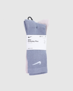 Nike Everyday Plus Cushion 3Pk Crew Socks Slate Blue/Rose/Cement