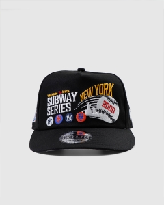 New Era Golfer New York Yankees/Mets Subway Series Snapback Black