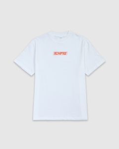 Ichpig Strike Logo T-Shirt White/Orange