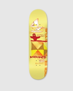 Krooked Ray Barbee Soulful Deck Yellow