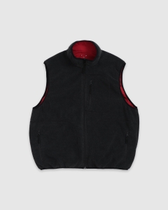Pop Trading Reversible Vest Anthracite/Rio Red