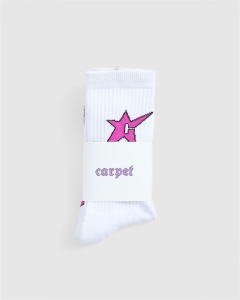 Carpet C-Star Socks White/Purple