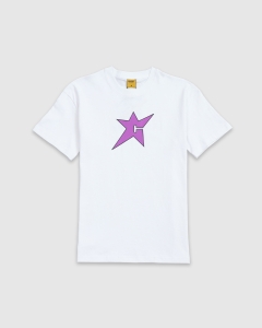 Carpet C-Star Logo T-Shirt White/Purple