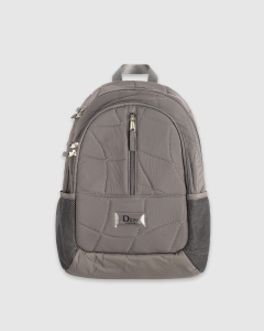 Dime Quilted Backpack Charcoal