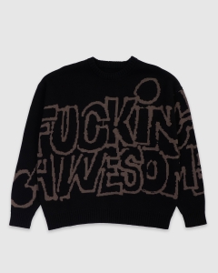FA PBS Knit Sweater Black