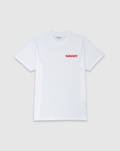 Carhartt WIP Fast Food T-Shirt White/Red