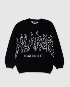 Xlarge x Crawling Death Knit Crew Black
