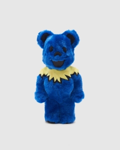 Medicom Toy Be@rbrick Grateful Dead Dancing Bear 400% Collectible Figurine Blue