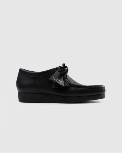 Clarks Wallabee Black Leather