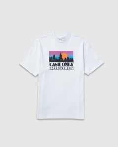 Cash Only Skyline T-Shirt White/Multi