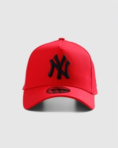 New Era 940AF New York Yankees Evergreen OTC Snapback Scarlet/Black