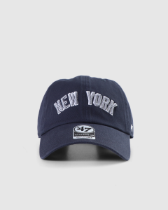 47 Brand Clean Up NY Yankees Script Strapback Navy