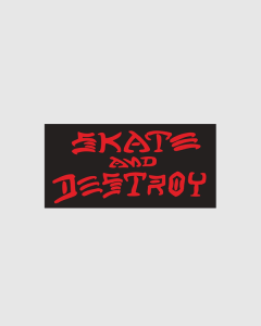 Thrasher Skate and Destroy Sticker Medium