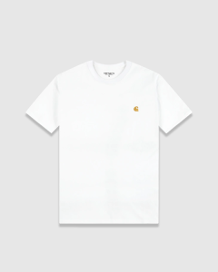 CARHARTT WIP CHASE T-SHIRT WHITE/GOLD