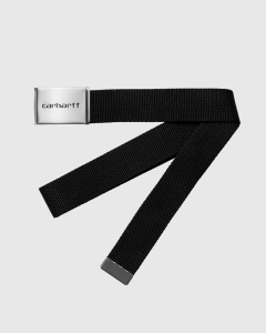 Carhartt Clip Chrome Belt Black
