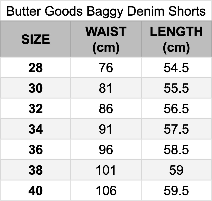 Butter Baggy Jort
