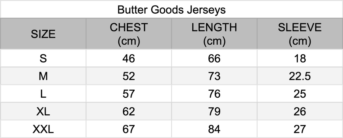 Butter Goods Jerseys