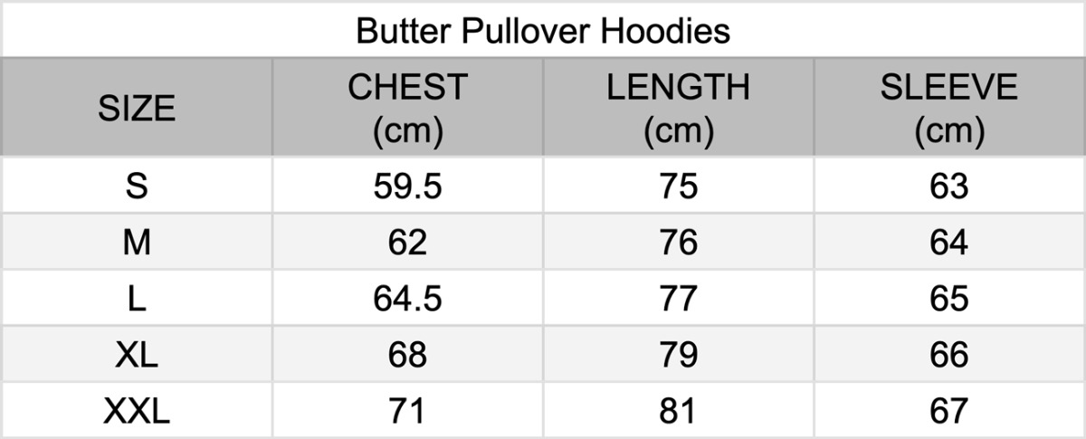 Butter PO Hoods