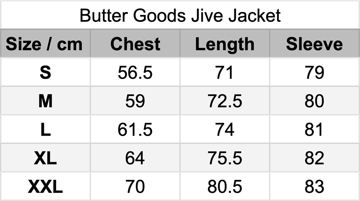 Butter Goods Jive Jacket