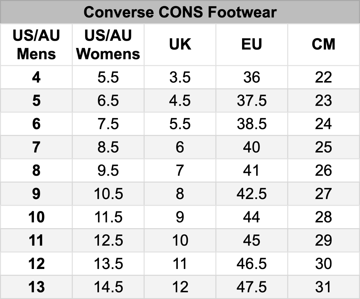 Converse CONS Footwear