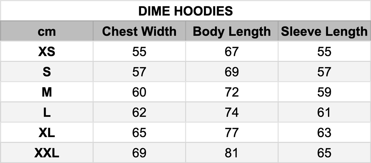 Dime Hoodies