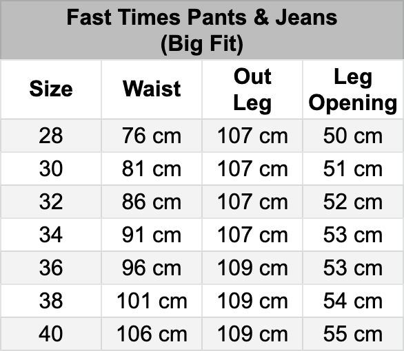 Fast Times Big Fit Pants
