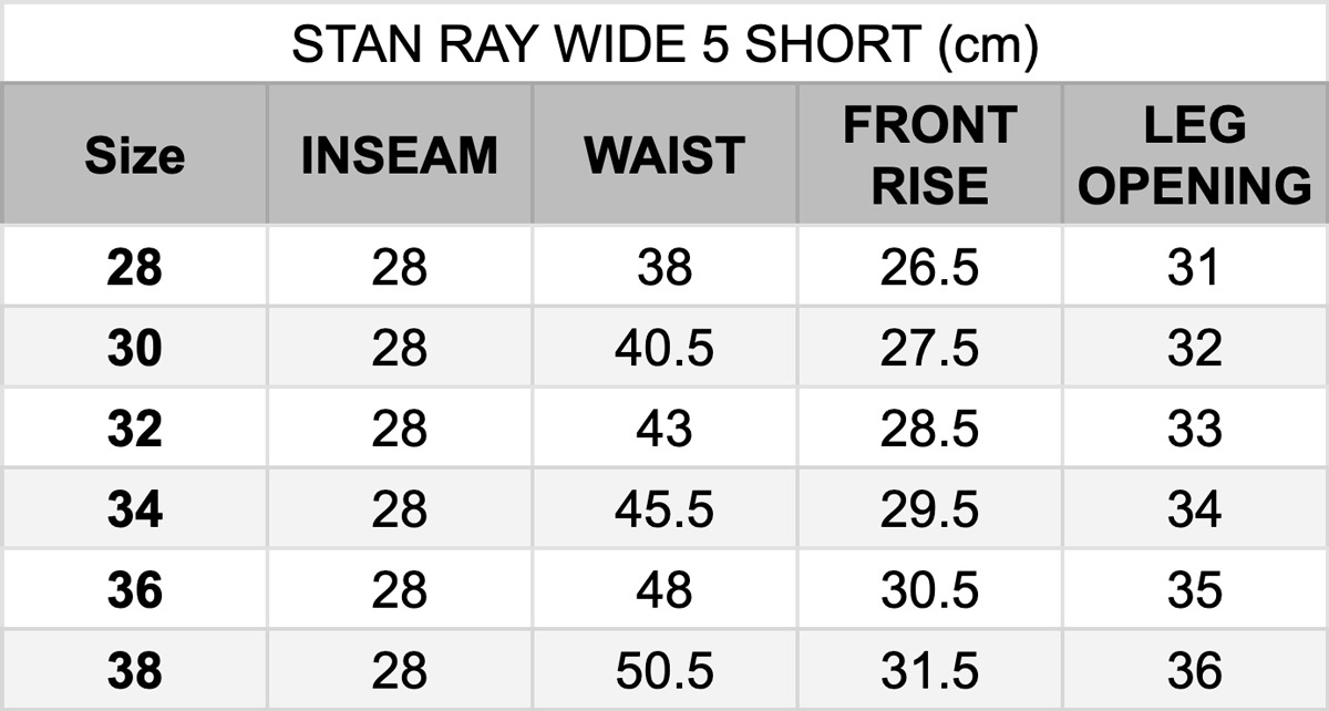 Stan Ray Wide 5 Short